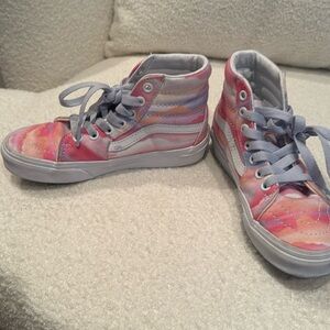 Toddler Girl pastel tie dye high tops- size 13